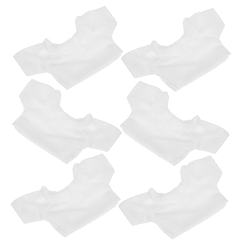 JOINPAYA 6 Stück Puppenkleidung Kleidung Für Wiedergeborene Babys Kuscheltiere Kleidung Machen Sie Ihr Eigenes Kuscheltier-Set Babypuppenzubehör -Patch-kostüm Für Mädchen Weiß Stoff von JOINPAYA