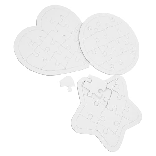 JOINPAYA 6-teiliges Malpuzzle Für Jungen Und Mädchen Blanke Cartoon-Puzzles Kreative Kunstaktivität Papier Graffiti Praktische Fähigkeitenentwicklung Zufälliger Stil von JOINPAYA