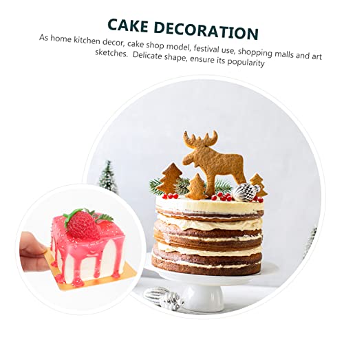JOINPAYA 6 Stück Realistische Teilig Kuchenmodelle Lebensnahe Dessert Fotorequisiten Leichte Falsche Kuchen Kühlschrankmagnete für Ladendekoration und Zufällige Farbe Zufällige Farbe von JOINPAYA