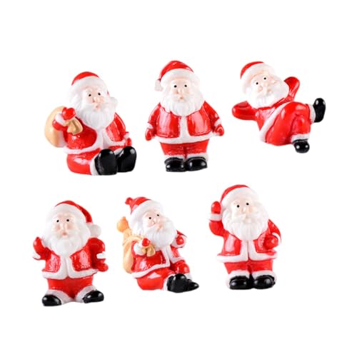 JOINPAYA 6 Stücke Miniatur Santa Figuren Weihnachten Schneemann Decor Ornamente Für Urlaub Dekorationen JOINPAYA 6 Stücke Miniatur Santa Figuren Weihnachten Schneemann Decor Ornamente Für Urlaub Dekorationen von JOINPAYA