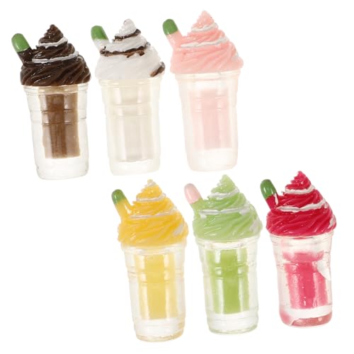 JOINPAYA 6 Stück Simulation Milch Tee Tasse Heimwerker geschirrset Getränke Mini Künstliches Lebensmittelornament aus Kunststoff Food-Requisiten- Plastik JOINPAYA 6 Stück Simulation Milch Tee Tasse Heimwerker geschirrset Getränke Mini Künstliches Lebensmittelornament aus Kunststoff Food-Requisiten- Plastik von JOINPAYA