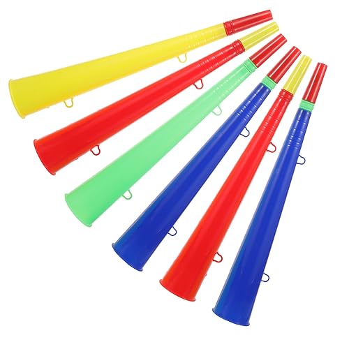 JOINPAYA 6 Stück Sportfans Trompete Spiel Prost Megaphon Jubeln Lärm Ereignis Glocken Favorisieren Band Stadion Hörner Instrument Trompeten Leuchtendes Wildhorn JOINPAYA 6 Stück Sportfans Trompete Spiel Prost Megaphon Jubeln Lärm Ereignis Glocken Favorisieren Band Stadion Hörner Instrument Trompeten Leuchtendes Wildhorn von JOINPAYA