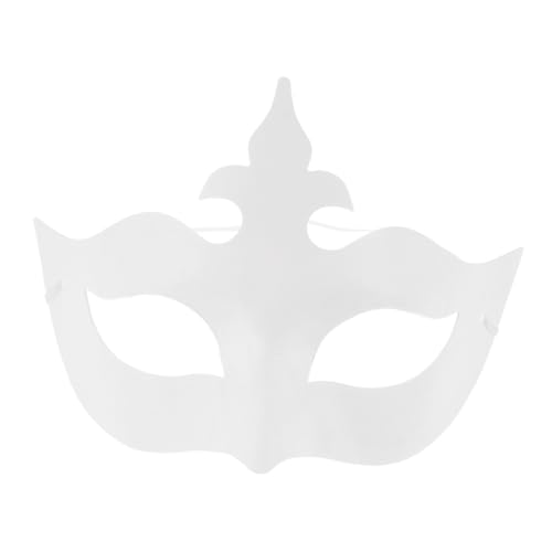 JOINPAYA 6 Stück Teiliges Kronenmasken aus Papier zum Bemalen Leere Halbgesichtsmasken für DIY Kreative Maskerade für Kindergarten Fasching und Themenpartys JOINPAYA 6 Stück Teiliges Kronenmasken aus Papier zum Bemalen Leere Halbgesichtsmasken für DIY Kreative Maskerade für Kindergarten Fasching und Themenpartys von JOINPAYA