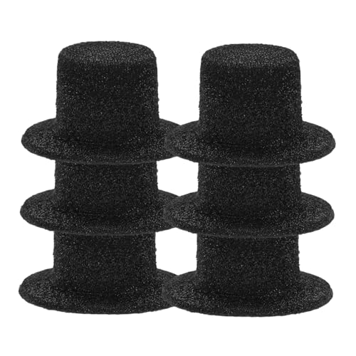 JOINPAYA 6 Stück Teiliges Mini Hut Kleine Formelle Hüte aus Strapazierfähigem Material für Puppen Schneemann Dekoration DIY Handwerk Leicht für Fotografie und Cosplay von JOINPAYA