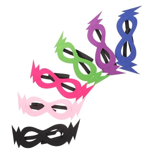 JOINPAYA 6 Stück Teiliges Plüsch Augenmasken Bunte Kostüm Masken für Karneval Fasching Halloween Verkleidung Langlebig für Mädchen Teenager und Frauen JOINPAYA 6 Stück Teiliges Plüsch Augenmasken Bunte Kostüm Masken für Karneval Fasching Halloween Verkleidung Langlebig für Mädchen Teenager und Frauen von JOINPAYA
