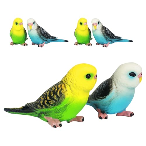 JOINPAYA 6 Stück Teiliges Realistische Papagei Figuren aus Kunststoff Naturgetreue Vogelmodelle in Grün und Blau Kindersicher Leicht Vielseitig als Deko Lernspielzeug und Kuchendekoration JOINPAYA 6 Stück Teiliges Realistische Papagei Figuren aus Kunststoff Naturgetreue Vogelmodelle in Grün und Blau Kindersicher Leicht Vielseitig als Deko Lernspielzeug und Kuchendekoration von JOINPAYA