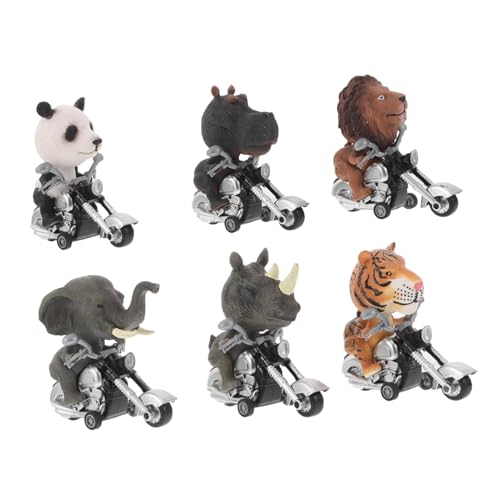 JOINPAYA 6 Stück Teiliges Set Tier-Motorrad Pull-Back Auto mit Friktionsantrieb für Jungen und Mädchen Robustes Outdoor Indoor von Neugier und Naturverständnis JOINPAYA 6 Stück Teiliges Set Tier-Motorrad Pull-Back Auto mit Friktionsantrieb für Jungen und Mädchen Robustes Outdoor Indoor von Neugier und Naturverständnis von JOINPAYA
