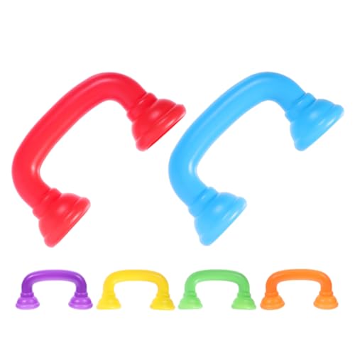 JOINPAYA 6 Stück Teiliges Simulationstelefon für Sprachentwicklung und Akustisches Feedback Ergonomisches für Kleinkinder Fördert Kreativität und Sicheres Spiel für Rollenspiele in Bunten von JOINPAYA