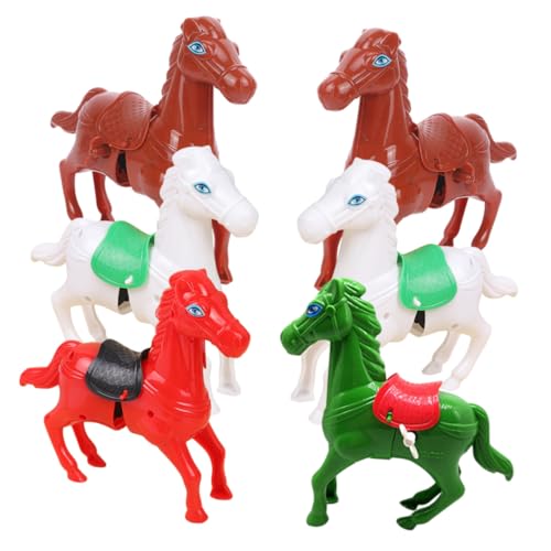 JOINPAYA 6 Stück Teiliges Wind Pferd Kleine Lustige Pferdespielzeuge für Party Mitgebsel Bunte Farben Zufällig Hand Auge koordination Geschenk Zufällige Farbe Zufällige Farbe von JOINPAYA