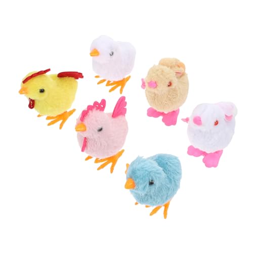 JOINPAYA 6 Stücke Wind-up Huhn Spielzeug Ostern Tier Springen Spielzeug Kleinkind Uhrwerk Spielzeug Festliche Wohnkultur von JOINPAYA