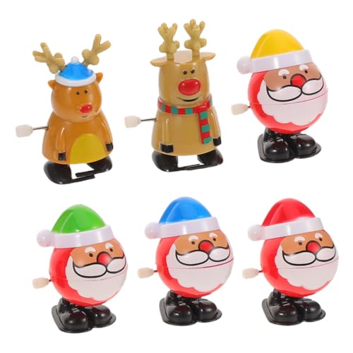 JOINPAYA 6 Stück Weihnachtskette schöne Aufziehspielzeuge Laufspielzeug für Rentiere kleine Spielsachen Musikalisches Rentierspielzeug lustiges für Metall JOINPAYA 6 Stück Weihnachtskette schöne Aufziehspielzeuge Laufspielzeug für Rentiere kleine Spielsachen Musikalisches Rentierspielzeug lustiges für Metall von JOINPAYA
