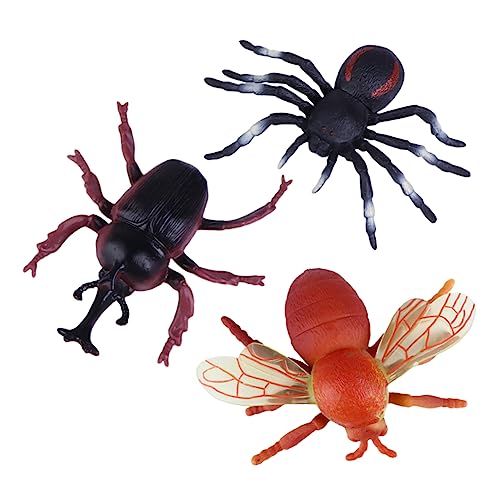 JOINPAYA 6 Stück Wildtiermodell für kinderspielzeug kinderknallzeug Spielzeugtiere Spielfiguren Mini-Simulation Streich Prop Insekt Simulationsinsekten Trick Insekt von JOINPAYA