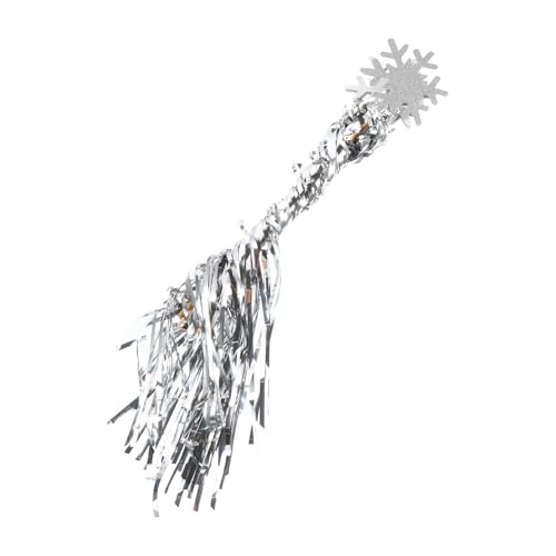 JOINPAYA 6 Stück Zauberstab der Regenfee halloween props fairy wand schneew snea snow charme Schneeflocken-Sticks Mädchen Zauberstab Schneeflocke Zauberstab Hochzeit Engel Zauberstab Silver von JOINPAYA