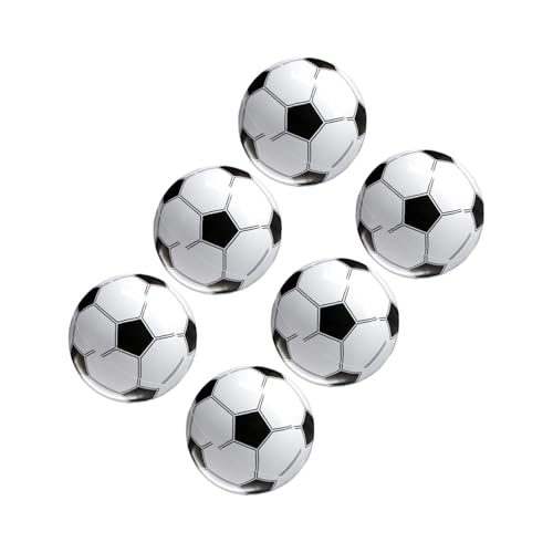 JOINPAYA 6 Stücke Dekorationen Weiß Party Aufblasbare Gefälligkeiten Liefert Fußball Und Bälle Schwarz Fußball von JOINPAYA