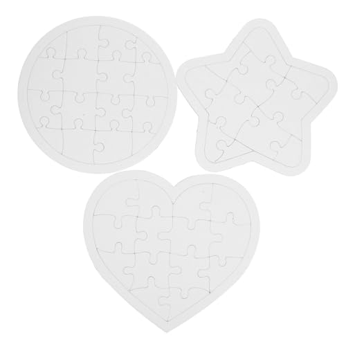 JOINPAYA 6 Stücke Färbung Puzzle Benutzerdefinierte Puzzles Jigsaw Leere Kleinkind Puzzle von JOINPAYA