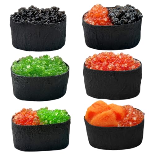 JOINPAYA 6 Stücke Simulation Sushi Modell Japanischen Lebensmittel Gefälschte Sushi Spielzeug Für Decor Display JOINPAYA 6 Stücke Simulation Sushi Modell Japanischen Lebensmittel Gefälschte Sushi Spielzeug Für Decor Display von JOINPAYA