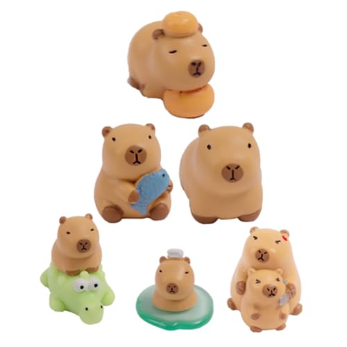 JOINPAYA 6 Mini-Figuren Aus Kunstharz – Bezaubernde Tierdekoration Für Schreibtisch Bücherregal Und Partys JOINPAYA 6 Mini-Figuren Aus Kunstharz – Bezaubernde Tierdekoration Für Schreibtisch Bücherregal Und Partys von JOINPAYA