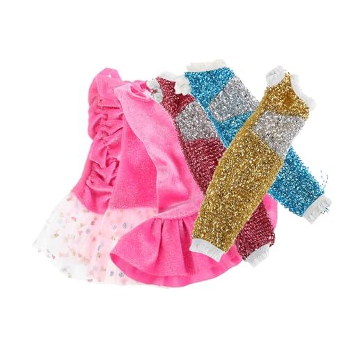 JOINPAYA Glitzerndes Puppenkleider-Set – 6-teilig Für Rockprinzessinnenkostüme & Mehr von JOINPAYA