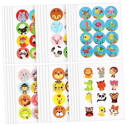 JOINPAYA 60 Blatt Aufkleber Masse Aufkleber Kleine Aufkleber Mini-Sticker Für Aufkleber Umhüllen Bastelaufkleber Verhaltensaufkleber Mini-Aufkleber Kupferplattenaufkleber von JOINPAYA