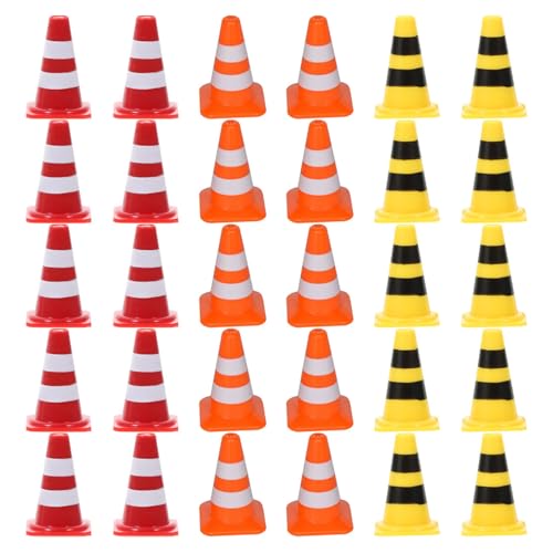 JOINPAYA 60 Stück Mini-baukegel: Mini-verkehrszeichen, Spielzeug-parkkegel, Verkehrszeichen für Verkehrsszenensimulation Und Pädagogisches Spielen JOINPAYA 60 Stück Mini-baukegel: Mini-verkehrszeichen, Spielzeug-parkkegel, Verkehrszeichen für Verkehrsszenensimulation Und Pädagogisches Spielen von JOINPAYA