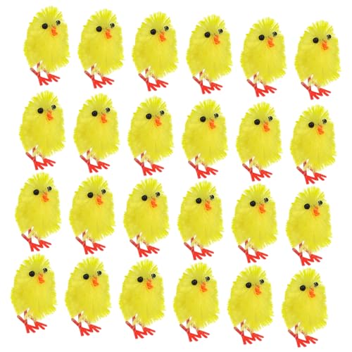JOINPAYA 60 Stück Ostern-küken-dekoration Plüsch-bauernhofküken Hühnerhandwerk Hühnerfigur Realistische Küken Hahn Küken Plüsch Zum Aufziehen Chemiefaser Und Kunststoff Yellow JOINPAYA 60 Stück Ostern-küken-dekoration Plüsch-bauernhofküken Hühnerhandwerk Hühnerfigur Realistische Küken Hahn Küken Plüsch Zum Aufziehen Chemiefaser Und Kunststoff Yellow von JOINPAYA