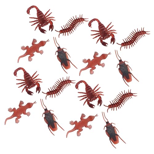 JOINPAYA 60 Stück Requisiten künstlich Halloween Halloween Toys Simulation Toys streudekor Halloween Streich Halloween-Aktie knifflige Requisiten Halloween-Requisiten-Wurm von JOINPAYA