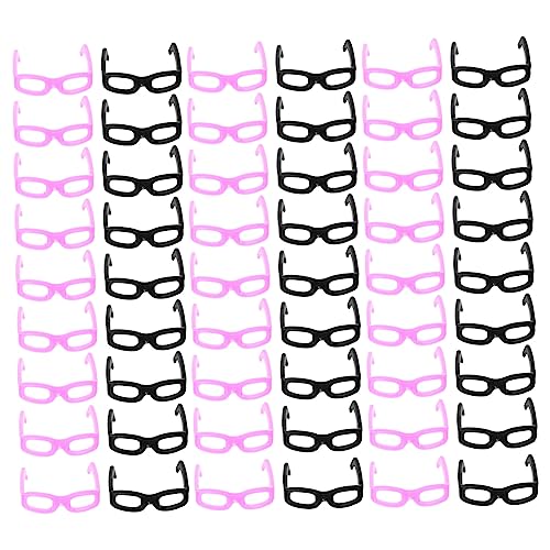 JOINPAYA 60er-Pack Mini-puppenbrillen Puppen- -Requisiten Puppen-Sonnenbrillen Aus Kunststoff Für Kinder von JOINPAYA