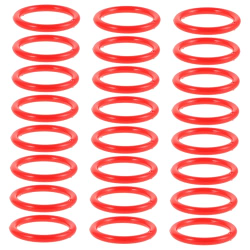 JOINPAYA 60st Wurfring Der Ring Ringwurfset Aus Kunststoff Ringe Für Das Ringwurfspiel Ringwurf Für Sportspiel Ringwurf Für Flaschen Karneval Ringwurfspiel Sportzielspielzeug Rot Plastik JOINPAYA 60st Wurfring Der Ring Ringwurfset Aus Kunststoff Ringe Für Das Ringwurfspiel Ringwurf Für Sportspiel Ringwurf Für Flaschen Karneval Ringwurfspiel Sportzielspielzeug Rot Plastik von JOINPAYA