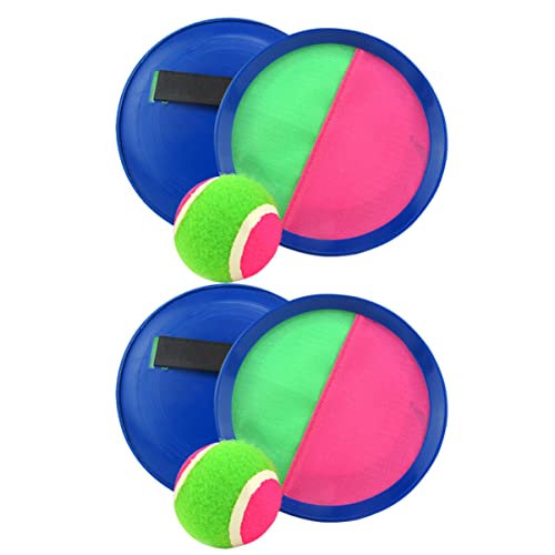 JOINPAYA 6Pcs Werfen Und Fangen Spiel Kleine Bälle Pinky Ball Wurf Und Fang Ball Toss Catch Ball Sticky Sucker Target Selbststick Outdoor Wurf Ball Parent Blau von JOINPAYA