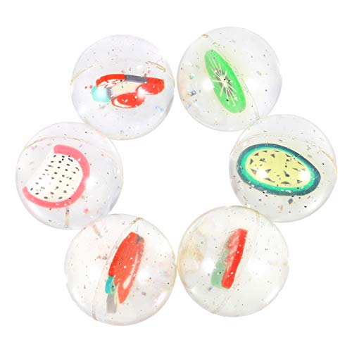 JOINPAYA 6St Flummi hüpfendes Dekoration des Sonnensystems Heizkissen elektrisch Faltbare Dekoration hühner weihnachst Hits Ballspielzeug Springender Ball Gummi von JOINPAYA
