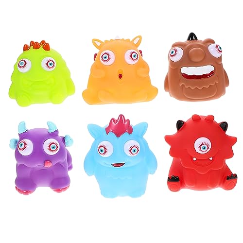 JOINPAYA 6St Halloween Puppen Halloween Halloween- Party Decoration quetschspielzeug Fun Toy Neuheit dehnbares Halloween-Streichspielzeug Hand-Sensorball PVC von JOINPAYA