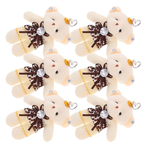 JOINPAYA Mini Bär Puppe Schlüsselanhänger 6pcs Bär Spielzeug Tragbare Bär Für Bär von JOINPAYA