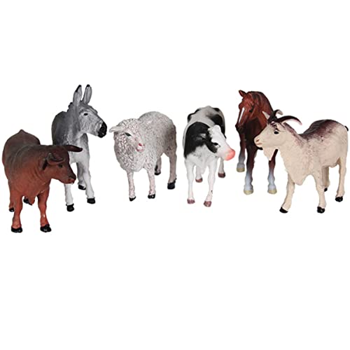 JOINPAYA 6St Kinderspielzeug auf dem Bauernhof für Toys Fantasieentwicklung Educational Toys spielsachen Farberkennung Waldtierfiguren von JOINPAYA