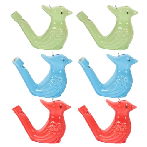 JOINPAYA Bunte Keramik-tierpfeifen 6er-pack Lustige Badezeit-partygeschenke Für Kinder Zufällige Farbe von JOINPAYA
