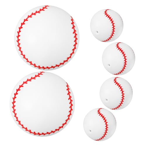 JOINPAYA 6St aufblasbarer Baseball aufblasbarer Ball gartenspielzeug Kinderspielzeug für draußen Schaum Grube Hüpfball für Baseball-Dekorationen für Partys PVC Weiß JOINPAYA 6St aufblasbarer Baseball aufblasbarer Ball gartenspielzeug Kinderspielzeug für draußen Schaum Grube Hüpfball für Baseball-Dekorationen für Partys PVC Weiß von JOINPAYA