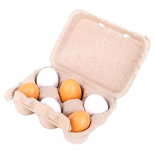JOINPAYA 6St simulierte Enteneier küchenspielzeug für Kitchen Toys for lebensechtes Eierspielzeug pädagogisches -Ei- Kinderspielzeug hölzern JOINPAYA 6St simulierte Enteneier küchenspielzeug für Kitchen Toys for lebensechtes Eierspielzeug pädagogisches -Ei- Kinderspielzeug hölzern von JOINPAYA