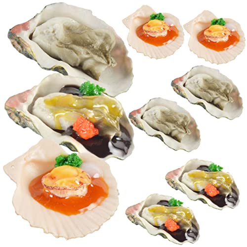 JOINPAYA 6 Stücke Simulierte Oyster Scallop Modelle Realistische Gefälschte Lebensmittel PVC Material Für Fotografie Requisiten JOINPAYA 6 Stücke Simulierte Oyster Scallop Modelle Realistische Gefälschte Lebensmittel PVC Material Für Fotografie Requisiten von JOINPAYA