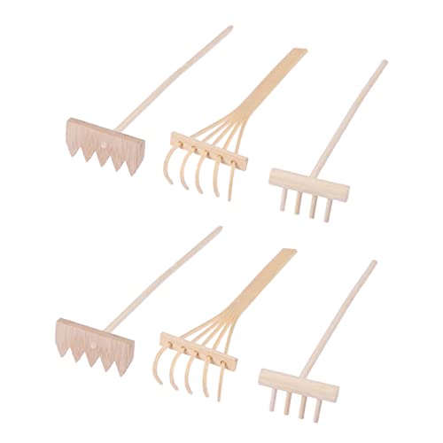 JOINPAYA 6Stücke Teiliges Mini Zen Gartenrechen Bambus Sandrechen Für Tischdeko Meditation Und Gartendekoration Accessoires Für Sandkästen Und Kreative Arrangements JOINPAYA 6Stücke Teiliges Mini Zen Gartenrechen Bambus Sandrechen Für Tischdeko Meditation Und Gartendekoration Accessoires Für Sandkästen Und Kreative Arrangements von JOINPAYA