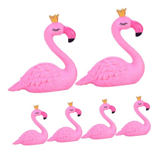 JOINPAYA 6er Set Flamingo Dekofiguren Krone Flamingo Gartenfiguren Für Miniatur Landschaften Und Bonsai Dekoration Flamingo Tierchen Für Kreative Gartenideen JOINPAYA 6er Set Flamingo Dekofiguren Krone Flamingo Gartenfiguren Für Miniatur Landschaften Und Bonsai Dekoration Flamingo Tierchen Für Kreative Gartenideen von JOINPAYA