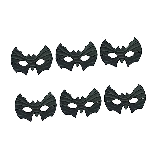 JOINPAYA 6er Set Halloween Halbmaske Fledermaus Kreative Party Dekoration Requisiten Für Kostümpartys Und Halloween Feierlichkeiten JOINPAYA 6er Set Halloween Halbmaske Fledermaus Kreative Party Dekoration Requisiten Für Kostümpartys Und Halloween Feierlichkeiten von JOINPAYA