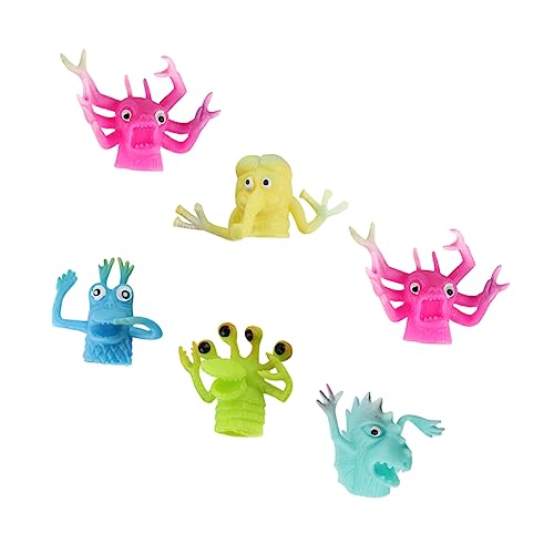 JOINPAYA Fingerpuppen Für Kinder 6er Set Handpuppen Für Lustige Cartoon Fingerpuppen Für Kleinkinder Bildungsspielzeug Zufällige Designs JOINPAYA Fingerpuppen Für Kinder 6er Set Handpuppen Für Lustige Cartoon Fingerpuppen Für Kleinkinder Bildungsspielzeug Zufällige Designs von JOINPAYA