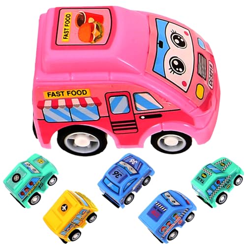 JOINPAYA 6er Set Mini Ingenieurfahrzeuge Aufziehspielzeug Für Lustige Rückziehautos Lernspielzeug Für Kleinkinder Ideal Für Spiel Und Spaß Im Freien von JOINPAYA