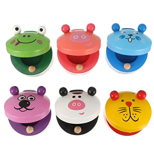 JOINPAYA 6er Set Tier Melodien Holzspielzeug Lustige Orff Instrumente Für Pädagogisches Castanet Für Kleinkinder Fördert Musikalische Fähigkeiten Und Kreativität JOINPAYA 6er Set Tier Melodien Holzspielzeug Lustige Orff Instrumente Für Pädagogisches Castanet Für Kleinkinder Fördert Musikalische Fähigkeiten Und Kreativität von JOINPAYA