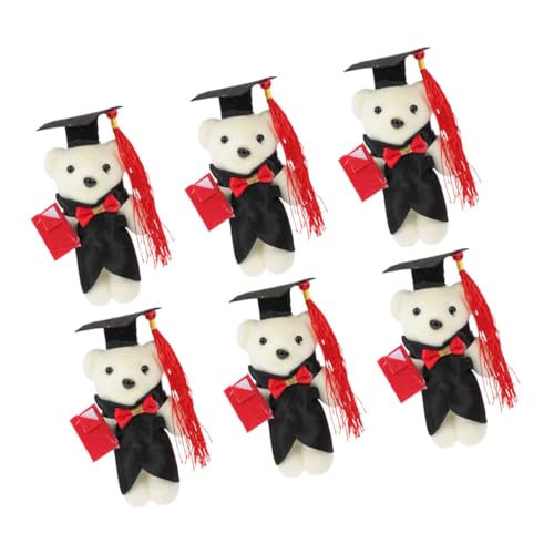 JOINPAYA 6st Dr. Bärenpuppe Preise Für Die Abschlussfeier Tragen Ausgestopfte Bärenpuppen Erinnerungsstücke An Die Abschlussfeier Abschluss Plüschbär Klasse 2025 Bär Miniatur Grad Polyester JOINPAYA 6st Dr. Bärenpuppe Preise Für Die Abschlussfeier Tragen Ausgestopfte Bärenpuppen Erinnerungsstücke An Die Abschlussfeier Abschluss Plüschbär Klasse 2025 Bär Miniatur Grad Polyester von JOINPAYA