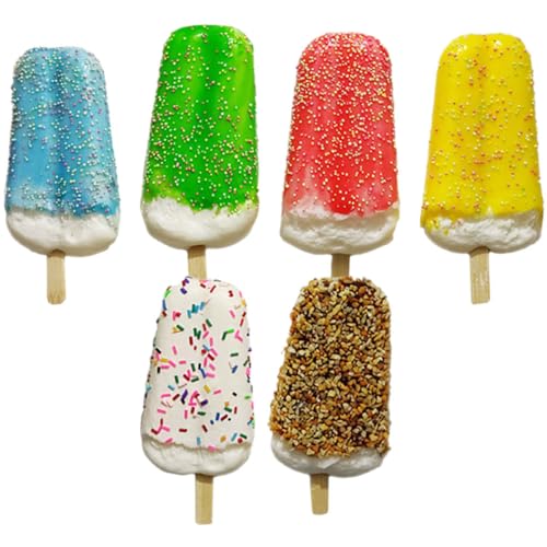 JOINPAYA Realistische Eiscreme-Modell-Simulation 6 Farben Gefälschtes Eiscreme-Spielzeug Für Jungen Und Mädchen Für Party JOINPAYA Realistische Eiscreme-Modell-Simulation 6 Farben Gefälschtes Eiscreme-Spielzeug Für Jungen Und Mädchen Für Party von JOINPAYA