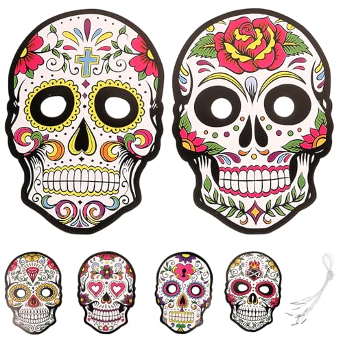 JOINPAYA 6st Halloween- Maskiert Girlande Halloween-kürbiskissen Kürbisse Dekorationen Behälter Für Halloween-kürbisse Tot Maskerade Maske Frauen Halloween-kostümmasken Gesicht Papier JOINPAYA 6st Halloween- Maskiert Girlande Halloween-kürbiskissen Kürbisse Dekorationen Behälter Für Halloween-kürbisse Tot Maskerade Maske Frauen Halloween-kostümmasken Gesicht Papier von JOINPAYA