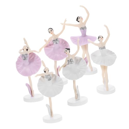 JOINPAYA 6 Stücke Ballerina Tutu Geburtstag Kuchen Topper Dekorationen Party Layout Für Dance Party Supplies von JOINPAYA