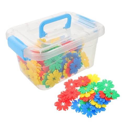 JOINPAYA Pädagogisches Baustein-Set Aufbewahrungskoffer 70-teilig Modulares Stapelspielzeug Für Kleinkinder Entwickelt Kognitive Fähigkeiten von JOINPAYA
