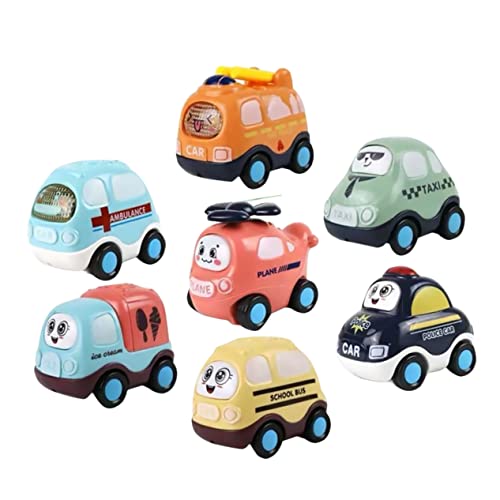 JOINPAYA 7St Autos für kinderspielzeug Toys for Feuerwehrauto Modellautos Taxiautos zur Geburtstagsbelohnung Reibungsautomodelle Plastik JOINPAYA 7St Autos für kinderspielzeug Toys for Feuerwehrauto Modellautos Taxiautos zur Geburtstagsbelohnung Reibungsautomodelle Plastik von JOINPAYA