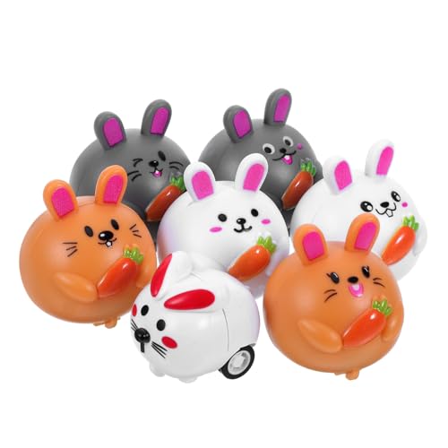 JOINPAYA 7St Kinderspielzeug Hasen Geschenkideen Ostern hase Tragbarer Zahnbürstenhalter Gadget-Controller reibungsbetriebene Fahrzeuge Mini-Autos Abs von JOINPAYA